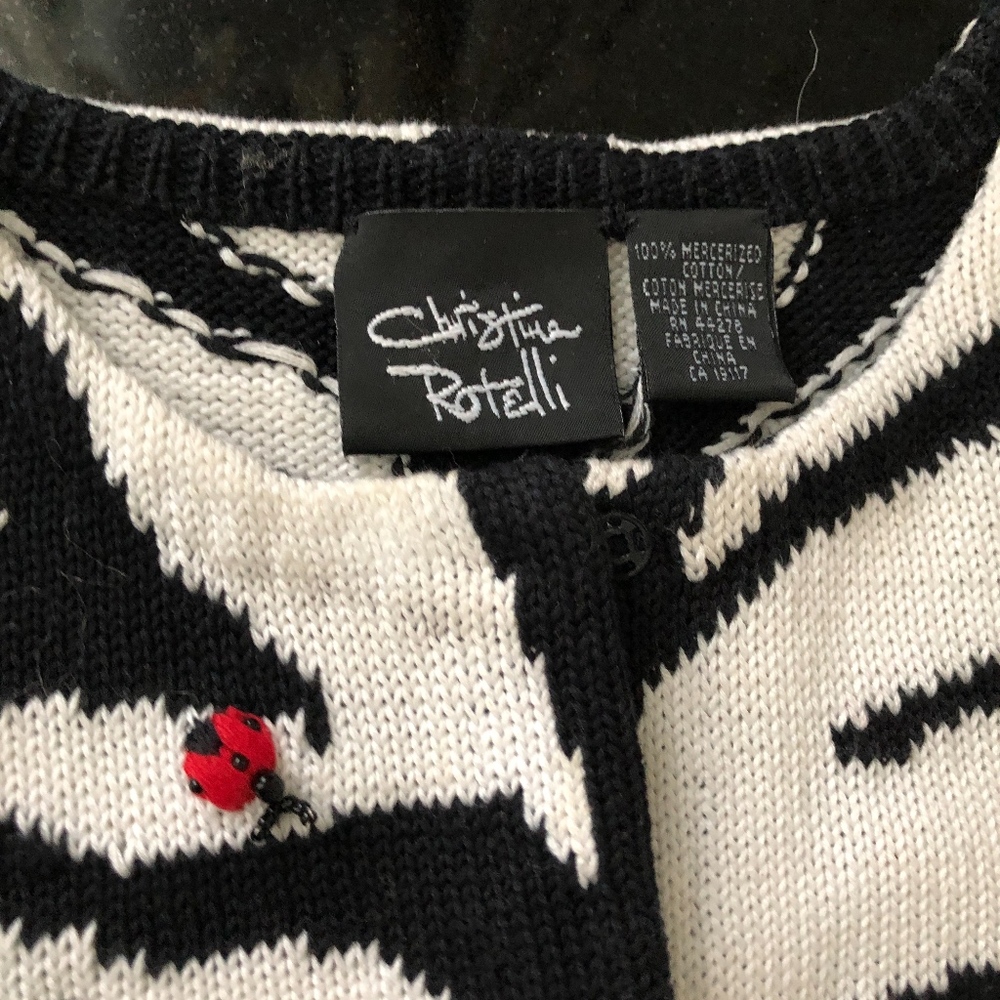 APPLIQUÉ SPRING ZEBRA VEST - NEW - Picture 2 of 2